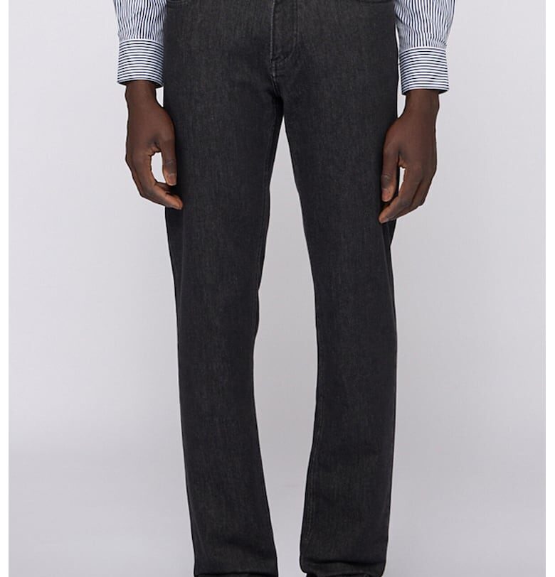 Слим дънки 370 - Избеляло черно Trussardi