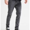 Слим дънки - Меланж тъмно сиво KARL LAGERFELD JEANS