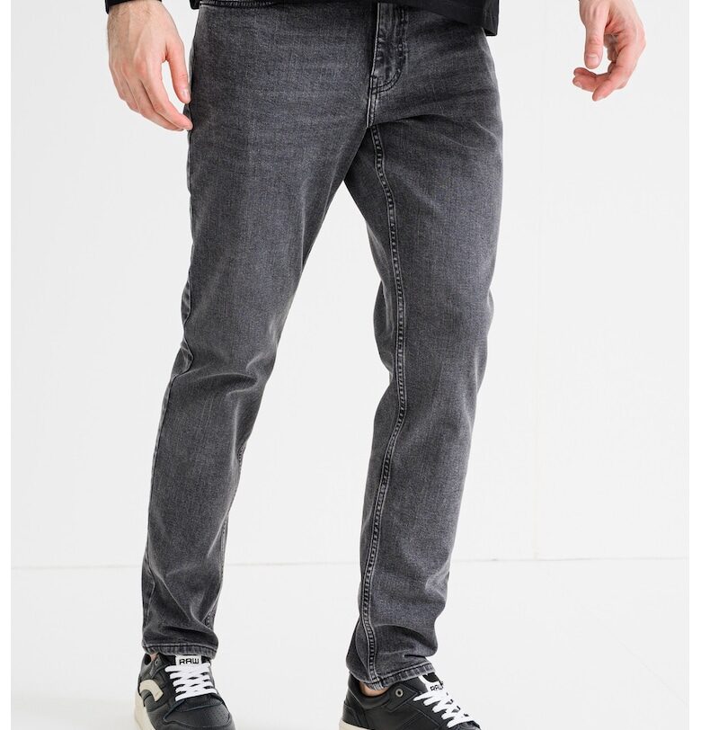 Слим дънки - Меланж тъмно сиво KARL LAGERFELD JEANS