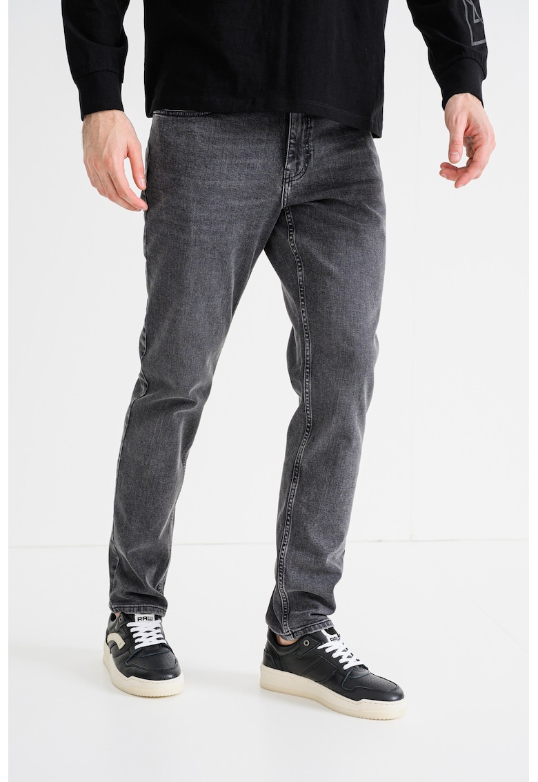 Слим дънки - Меланж тъмно сиво KARL LAGERFELD JEANS