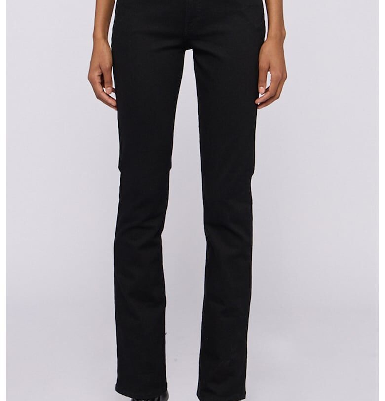 Слим дънки с миди талия - Черен Trussardi