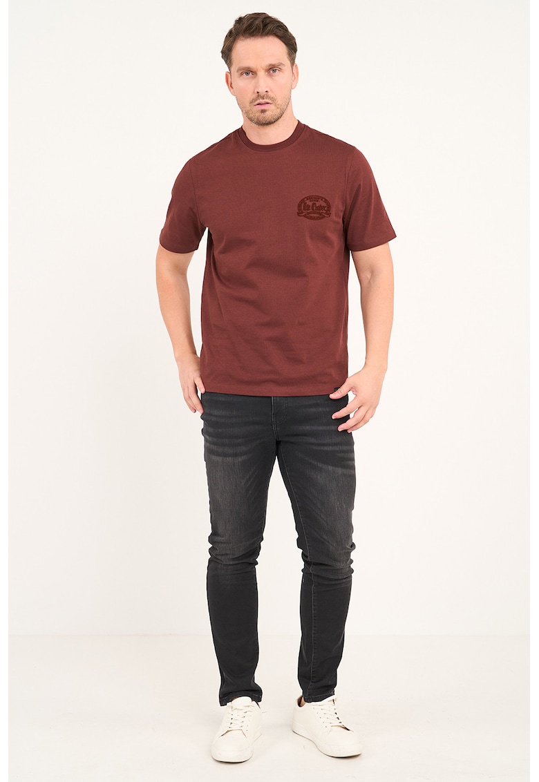 Слим дънки с миди талия и 5 джоба - Избеляло черно Lee Cooper