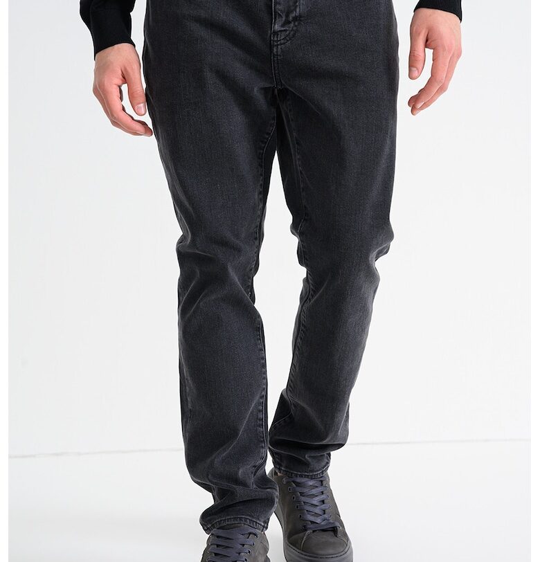 Слим дънки с ниска талия - Антрацитно сиво ARMANI EXCHANGE