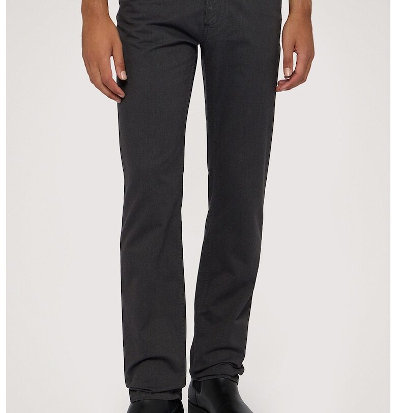 Слим панталон със средновисока талия - Антрацитно сиво Trussardi