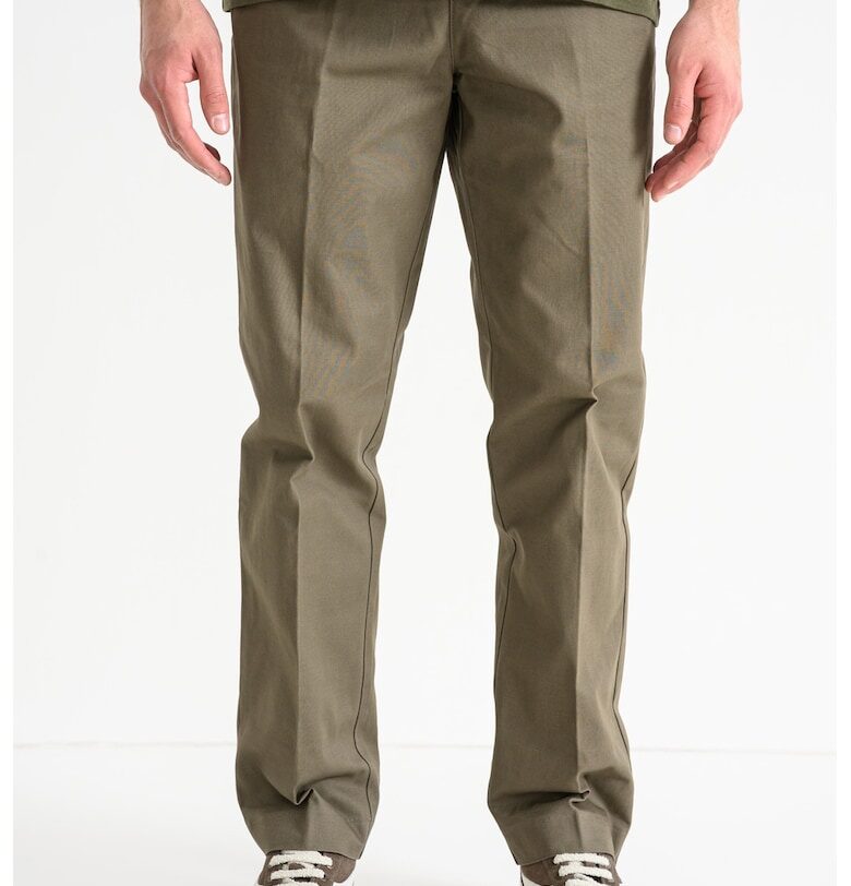 Слим панталон чино Genar - Сиво-кафяв HUGO