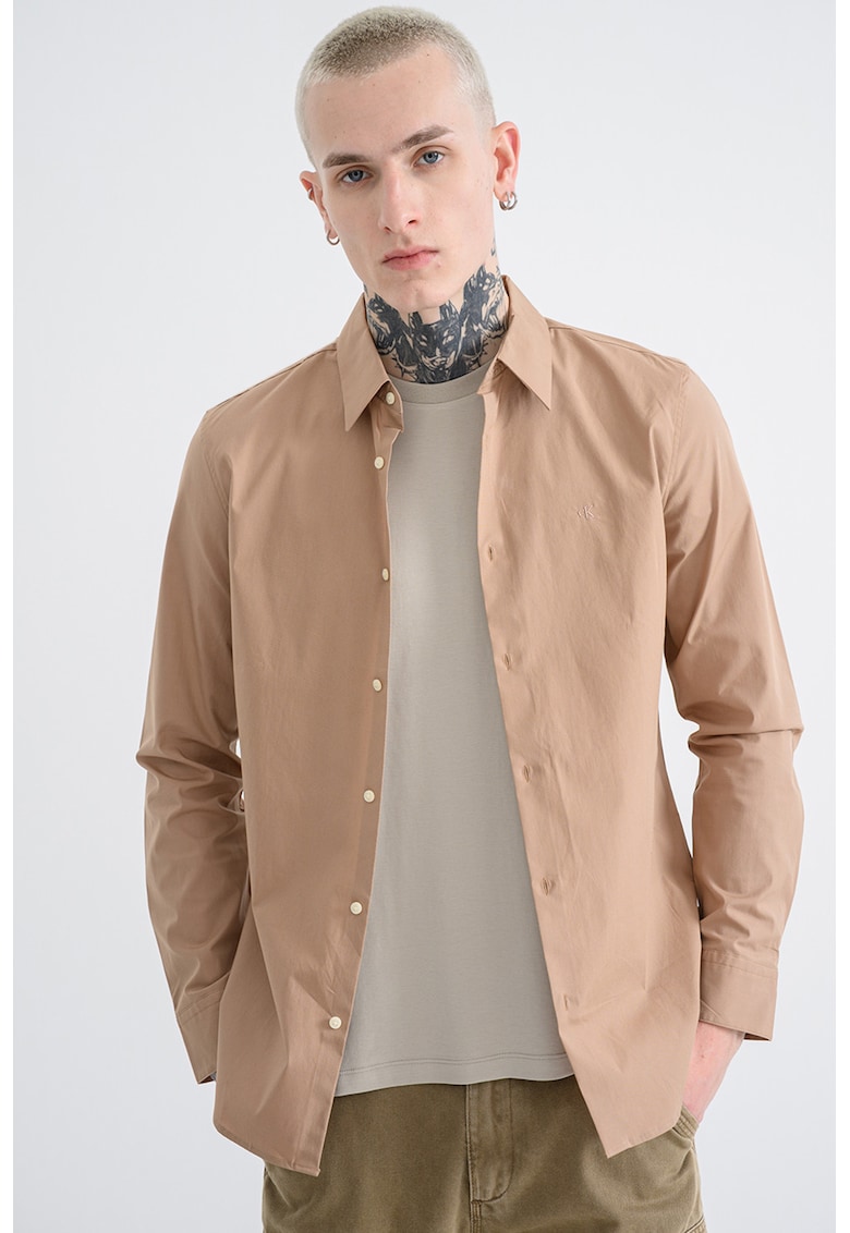 Слим риза - Камел CALVIN KLEIN
