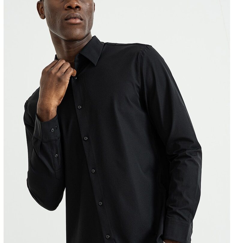 Слим риза - Черен CALVIN KLEIN