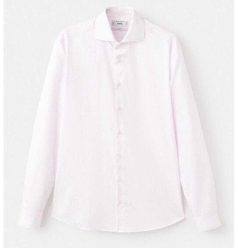 Слим риза - Бледо розово Mango