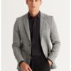 Слим сако - Сив меланж ACCo