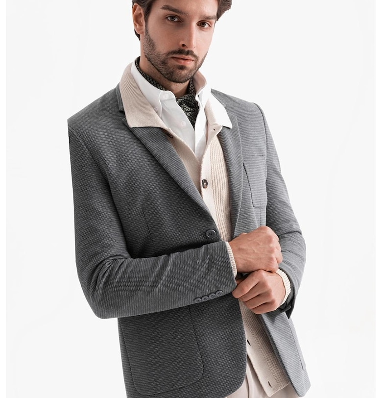 Слим сако - Сив OMBRE