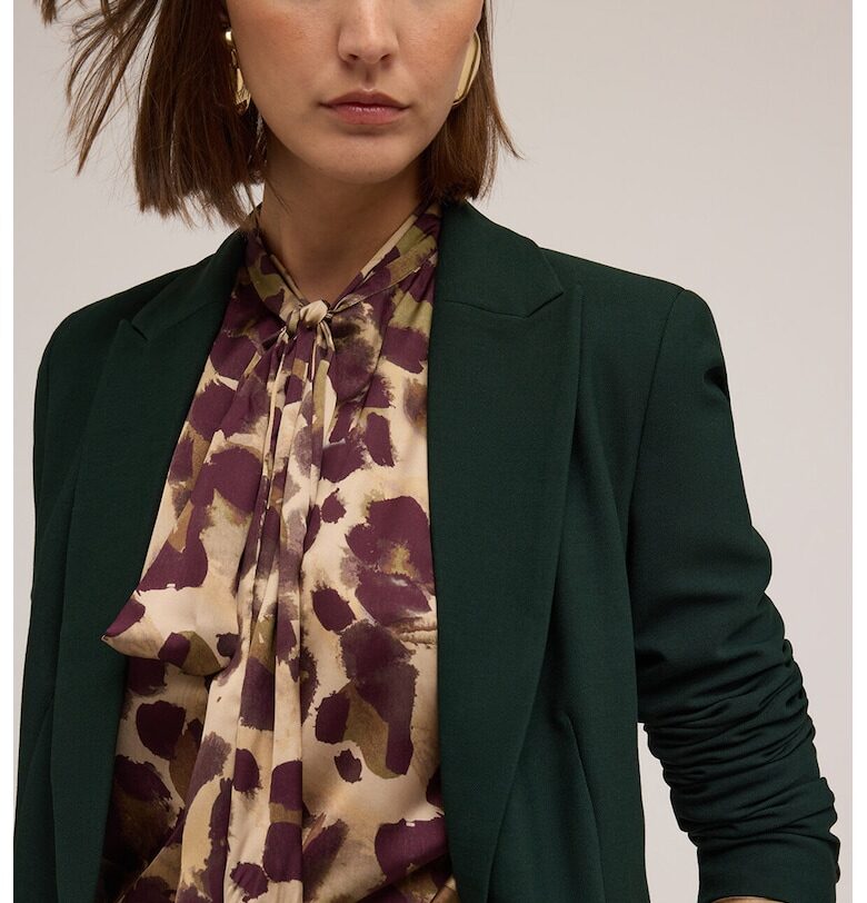 Слим сако с изчистен дизайн Motivi