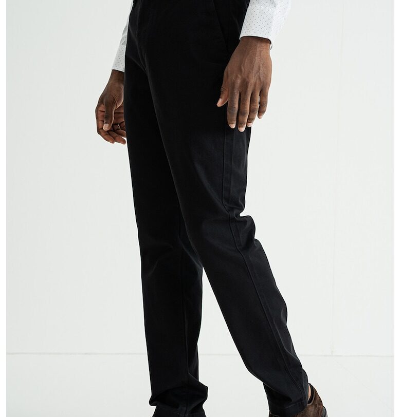 Слим чино панталон - Черен CALVIN KLEIN