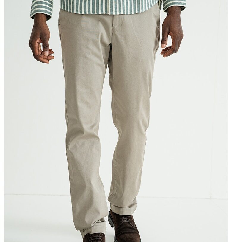 Слим чино панталон - Сиво-кафяв CALVIN KLEIN