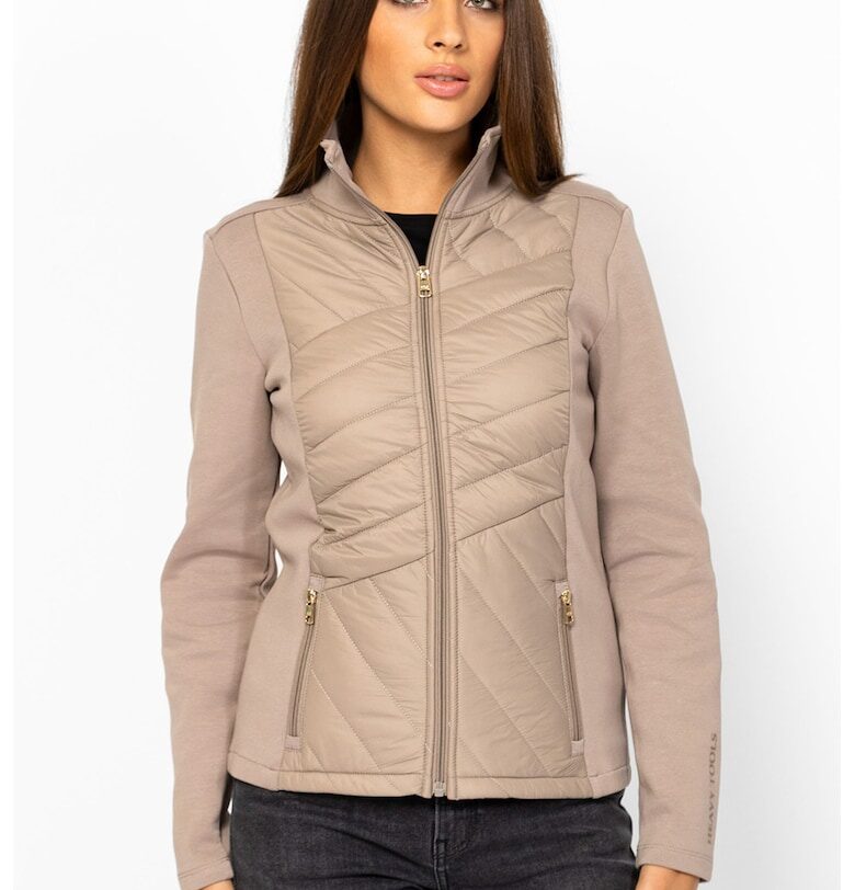 Слим яке Taipa с капитонирани елементи - Сиво-кафяв Heavy Tools