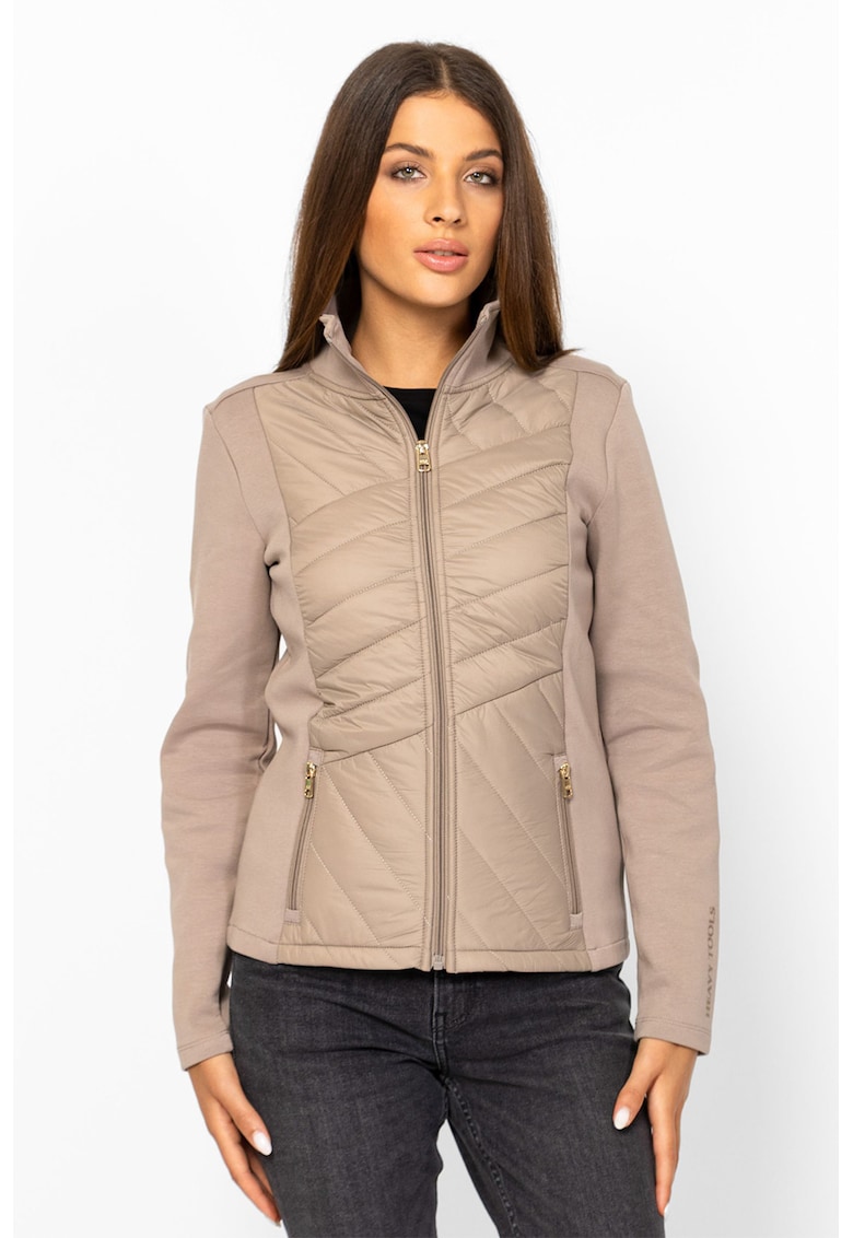 Слим яке Taipa с капитонирани елементи - Сиво-кафяв Heavy Tools