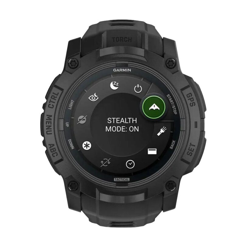 Оригинален Мъжки Смарт часовник Garmin Instinct 3 Amoled 50 мм Tactical Edition Black 010-03020-50