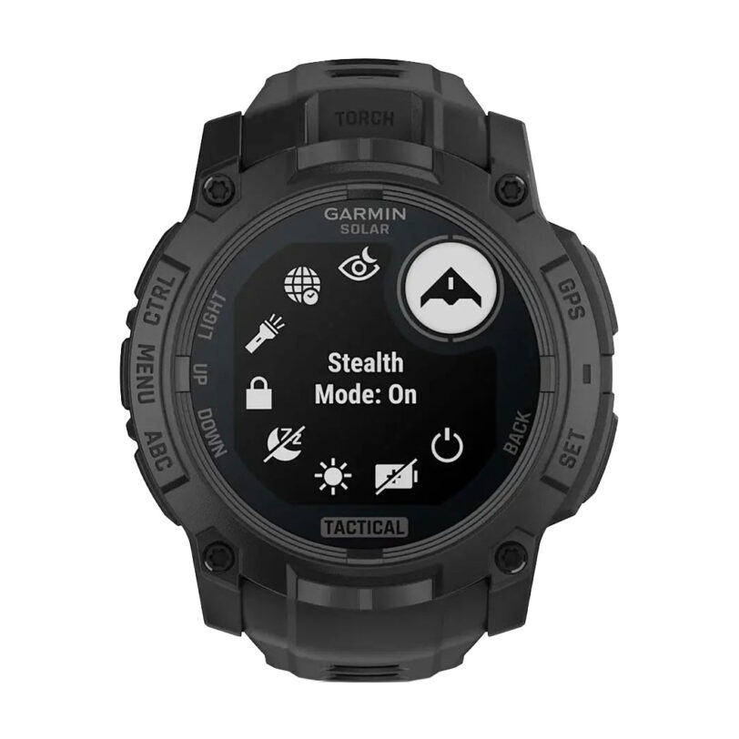 Оригинален Мъжки Смарт часовник Garmin Instinct 3 Solar 50 мм Tactical Edition Black 010-02935-50