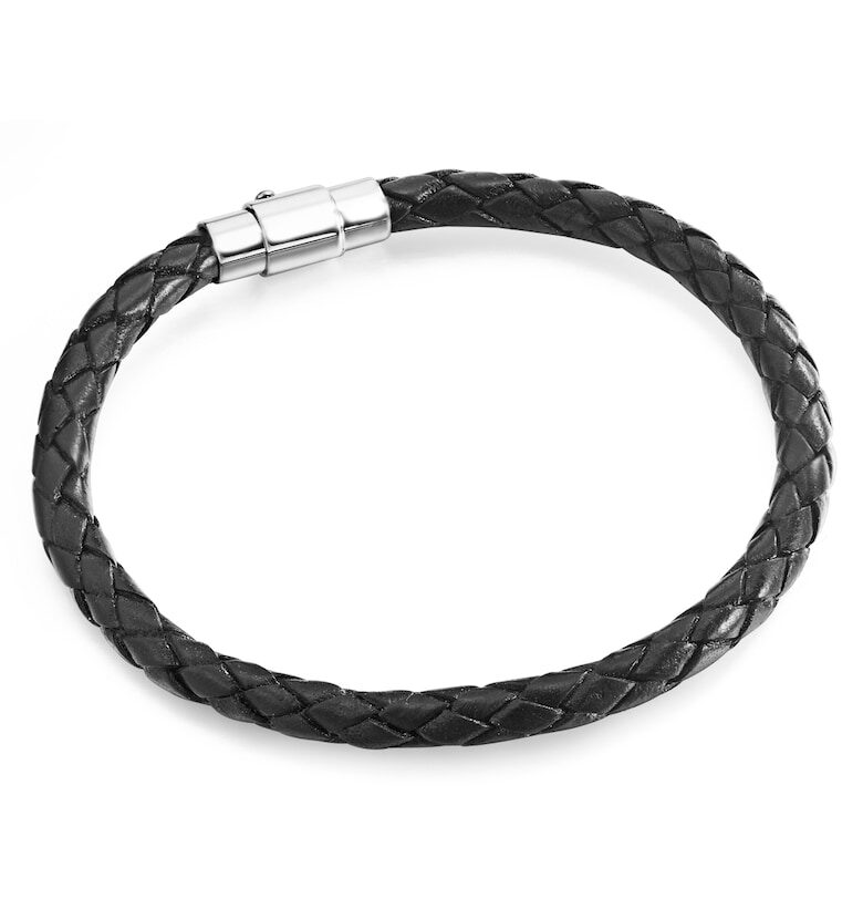 Сплетена кожена гривна Rafaela Donata