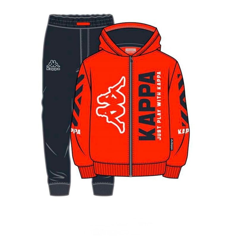 Спортен екип  за момче 8055T00003 104 CM 4 години - Червен Kappa