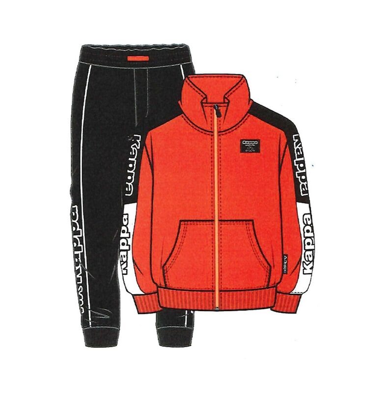 Спортен екип за момче  8055T00124 - Оранжев Kappa