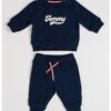 Спортен екип с органичен памук и лого - Тъмносин Tommy Hilfiger