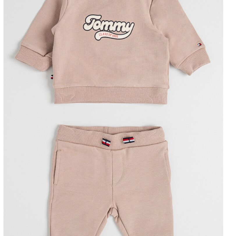 Спортен екип с органичен памук и лого - Камел Tommy Hilfiger