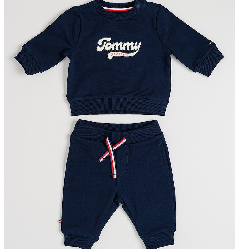 Спортен екип с органичен памук и лого - Тъмносин Tommy Hilfiger