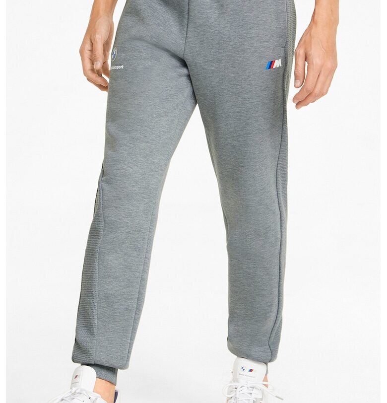 Спортен панталон BMW MMS с джобове встрани - Сив меланж Puma