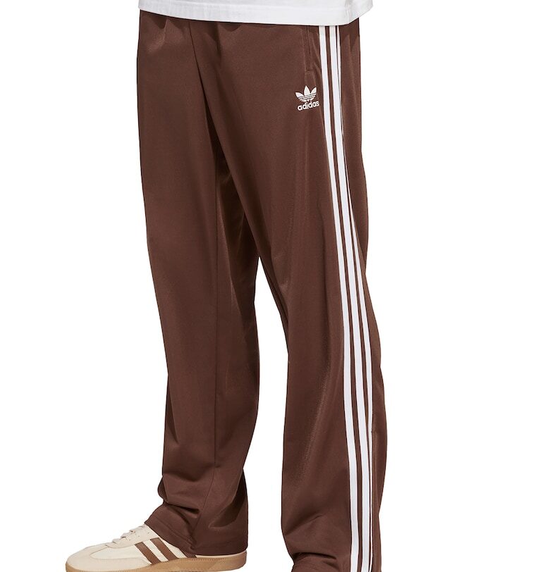 Спортен панталон Firebird с цепка с цип - Бял/Кафяв adidas Originals