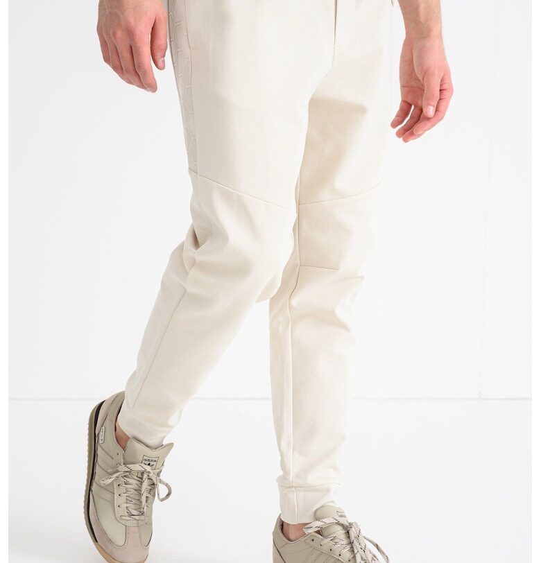 Спортен панталон с връзка - Мръснобял BOSS