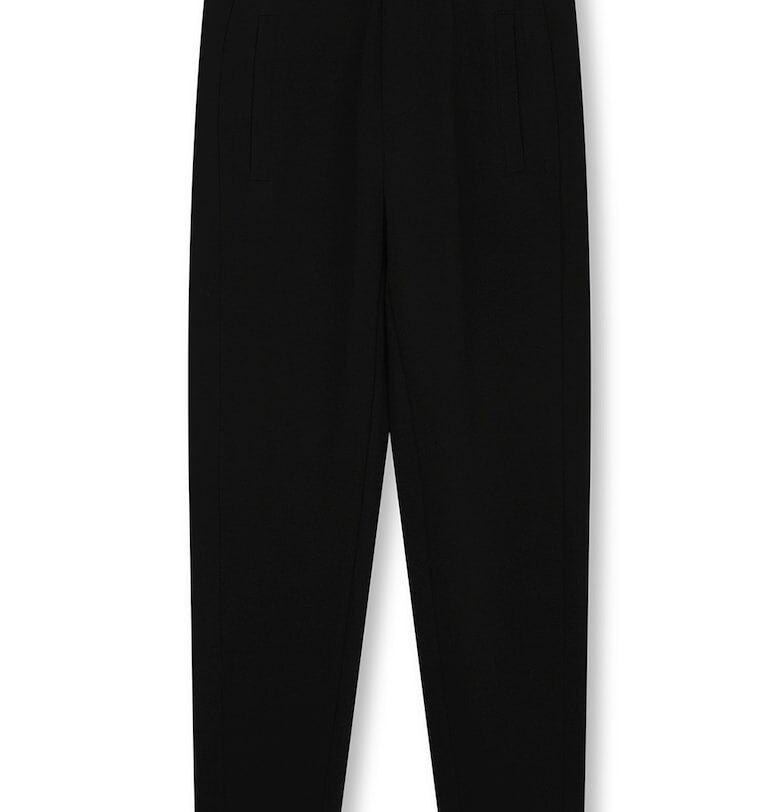 Спортен панталон с лого - Черен KARL LAGERFELD KIDS