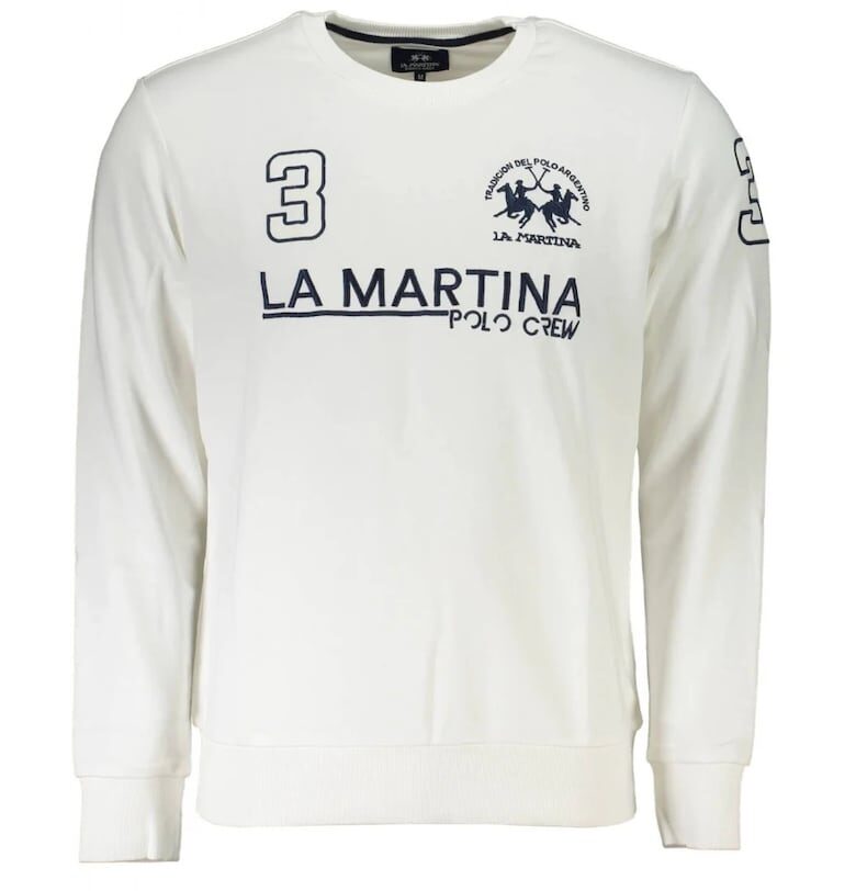 Спортен суичър с щампа на логото LA MARTINA