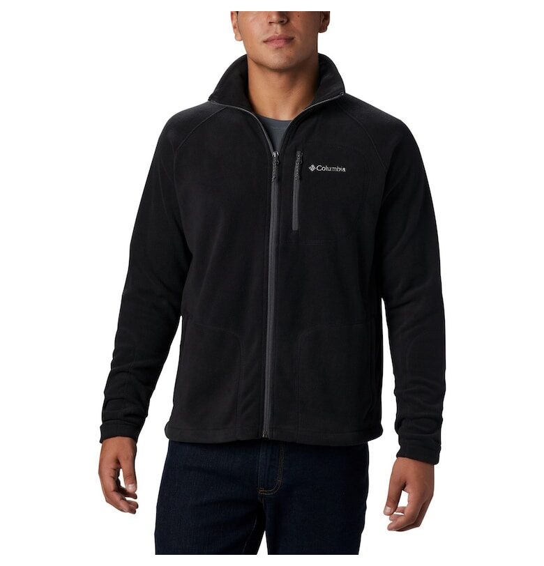 Спортна блуза  Fast Trek II - Пълно закопчаване - Полар - Черен Columbia