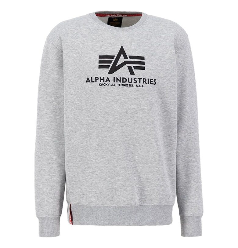 Спортен суитшърт -  Памук/Полиестер - Сив ALPHA INDUSTRIES