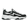 Спортни обувки D'Lites 4.0-Fancy Spirit с мрежа - Бял - Черен Skechers