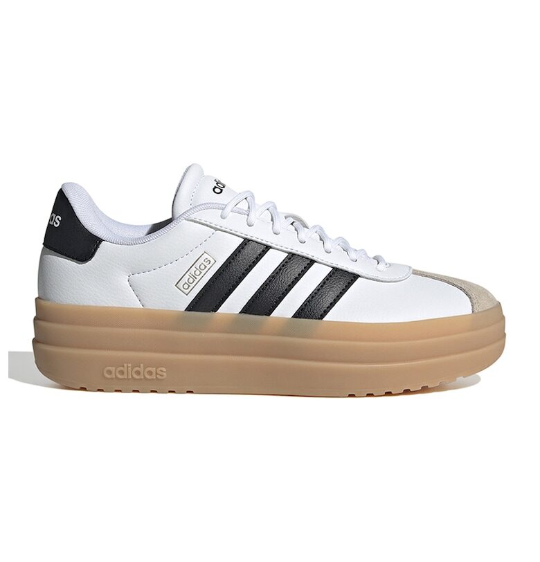 Спортни обувки VL Court Bold от еко кожа с велур adidas Sportswear