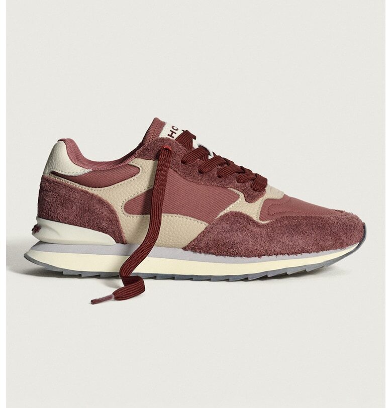 Спортни обувки от велур и кожа с дизайн с цветен блок Hoff