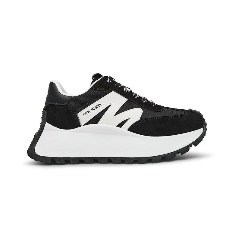 Спортни обувки от велур и текстил Steve Madden