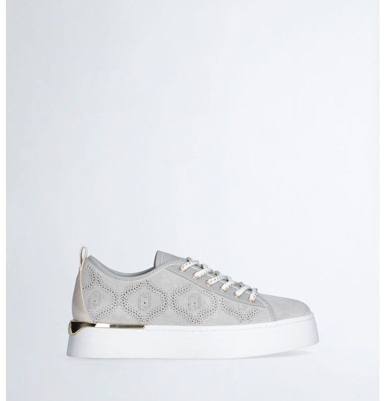 Спортни обувки от велур с перфорации Liu Jo