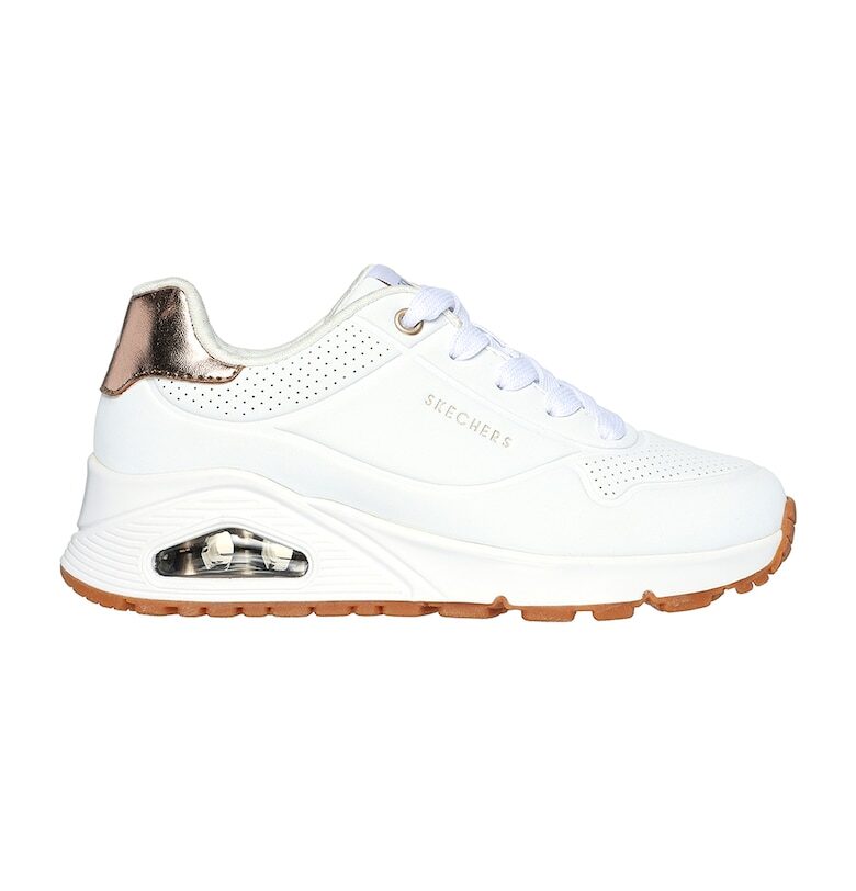 Спортни обувки от еко кожа с перфорирани сегменти Uno Gen 1 Skechers