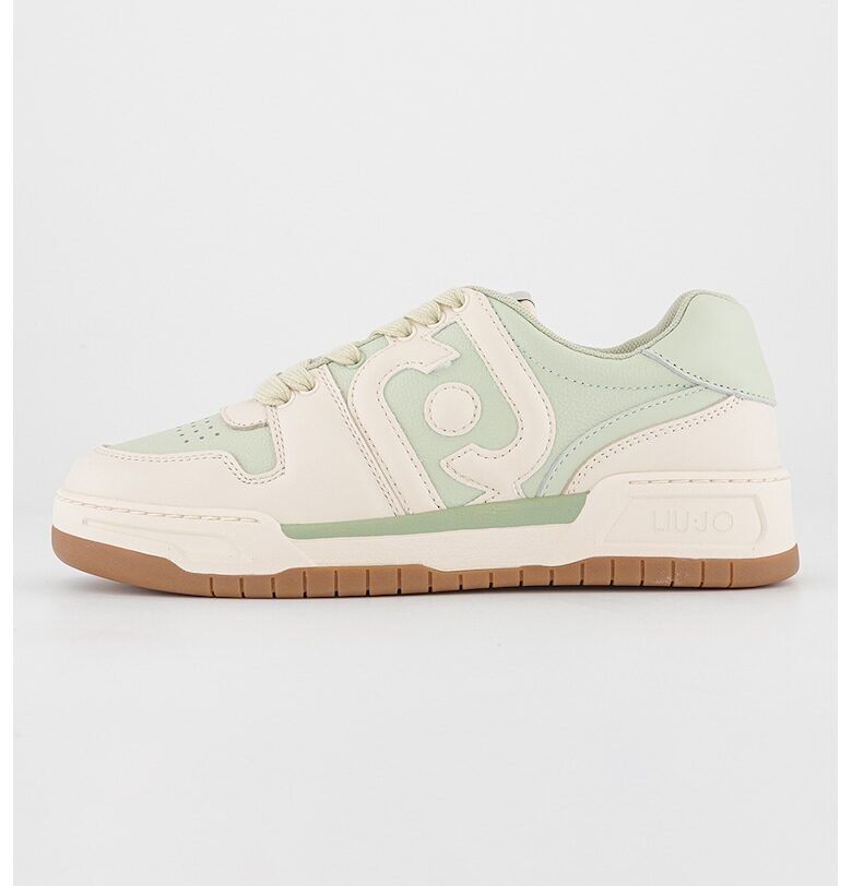 Спортни обувки от кожа и еко кожа с лого Liu Jo