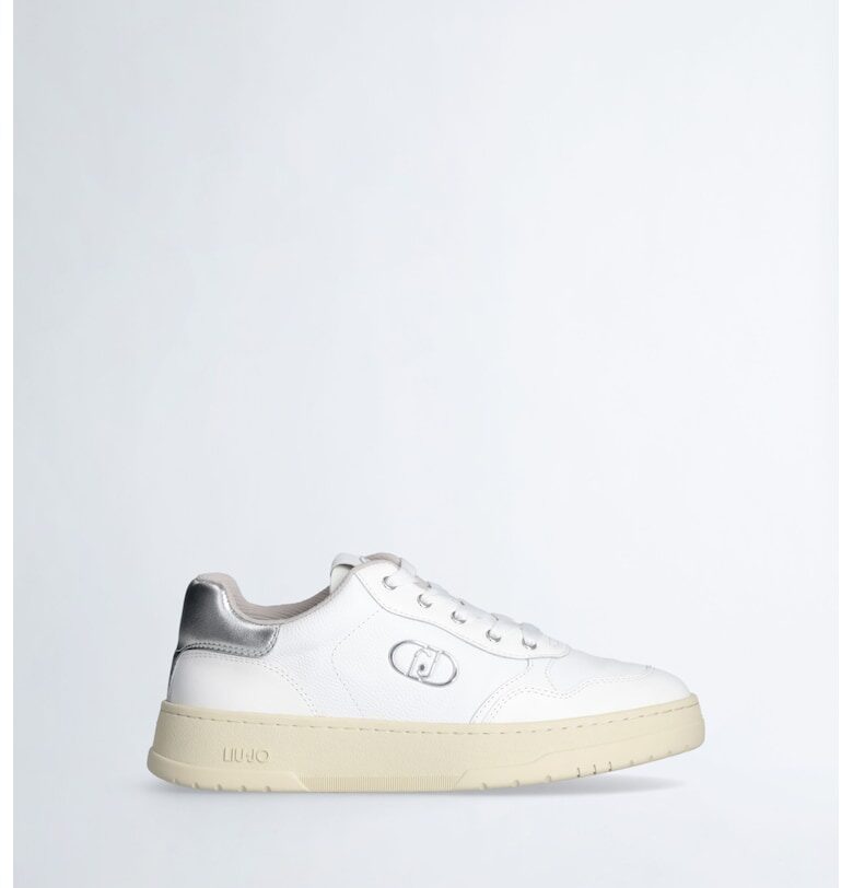 Спортни обувки от кожа с монограм Liu Jo