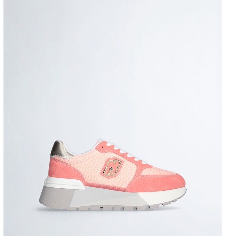 Спортни обувки от мрежа и велур Liu Jo