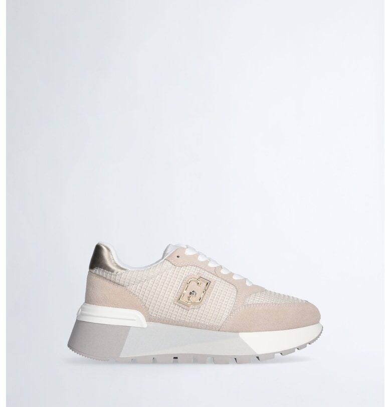 Спортни обувки от мрежа и велур Liu Jo