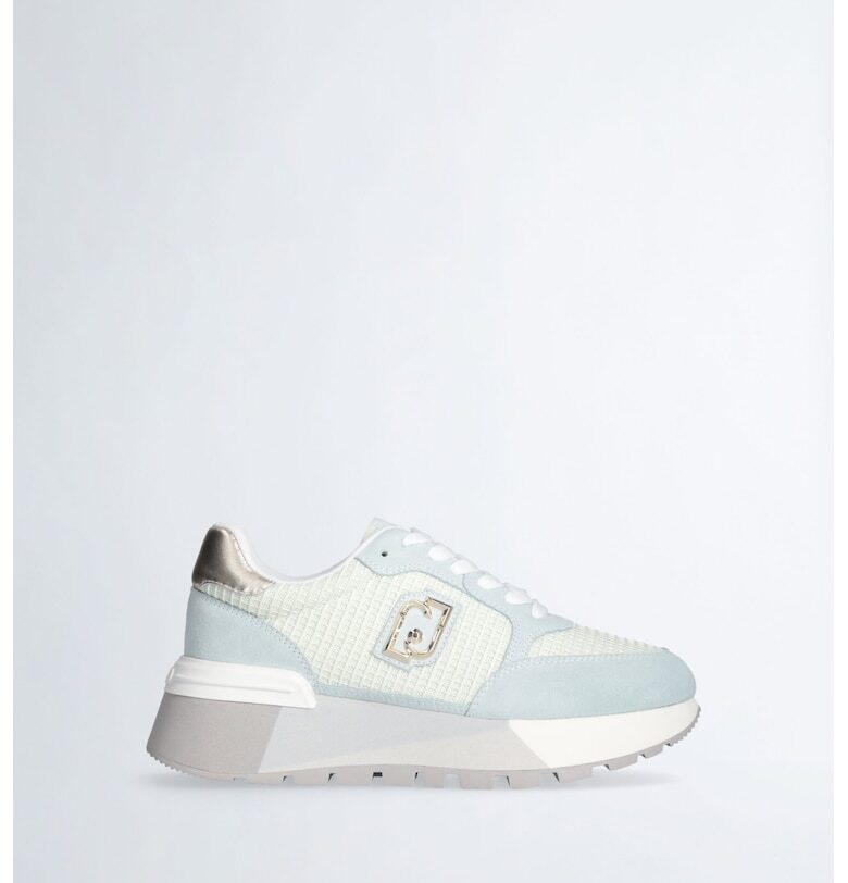 Спортни обувки от мрежа и велур Liu Jo