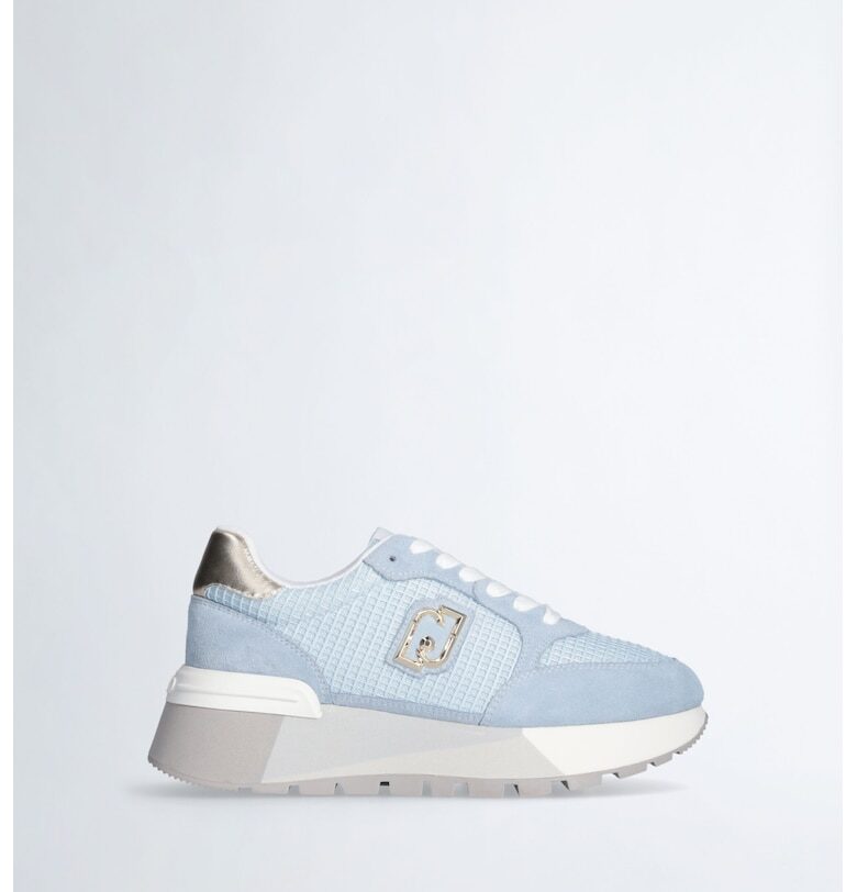 Спортни обувки от мрежа и велур Liu Jo