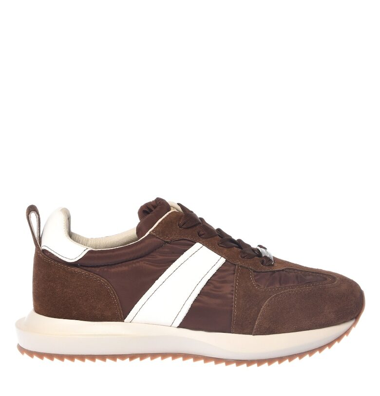 Спортни обувки с велур и кожа Baldinini