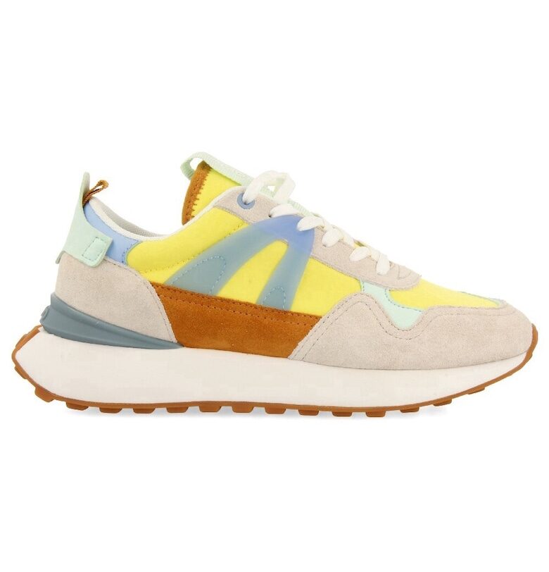 Спортни обувки с контрасти и велур Gioseppo