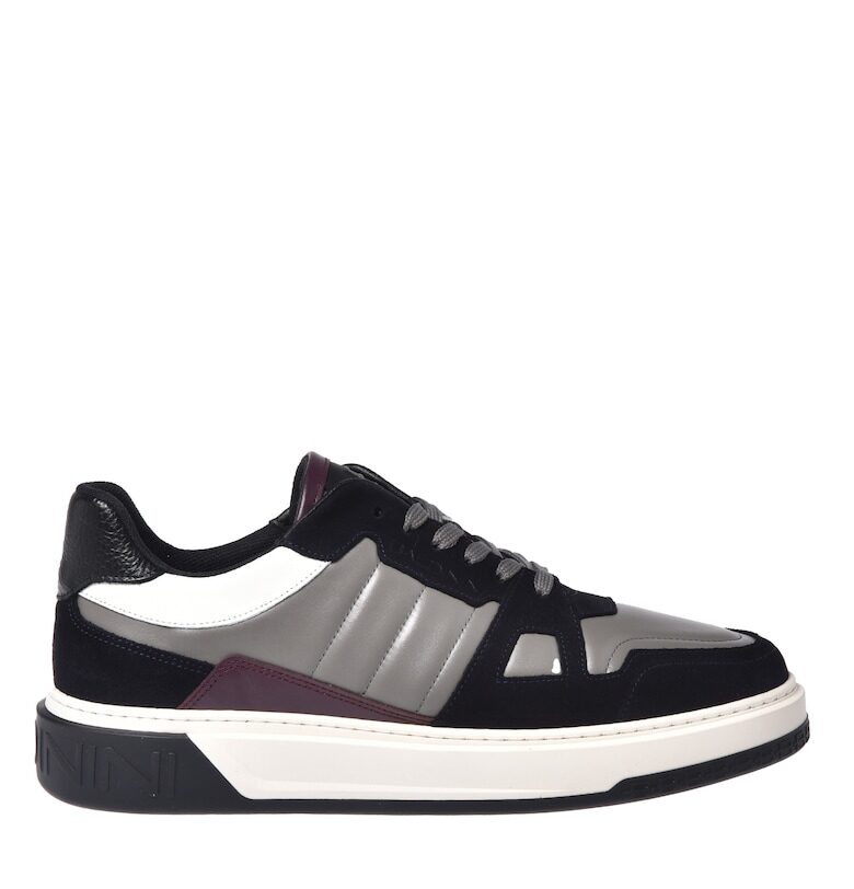 Спортни обувки с равна платформа с велур Baldinini