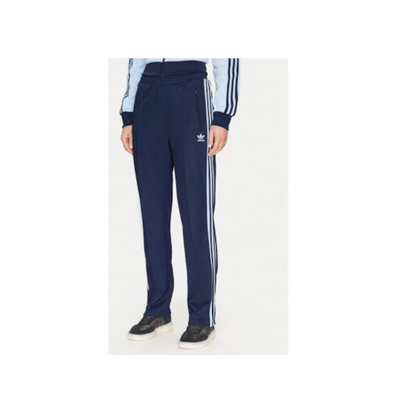 Спортни панталони с висока талия и лого slim fit лайфстайл adidas